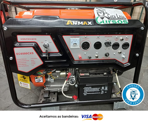 Gerador a Gasolina 4 Tempos Carburado Gerador a Gasolina 4 Tempos Carburado