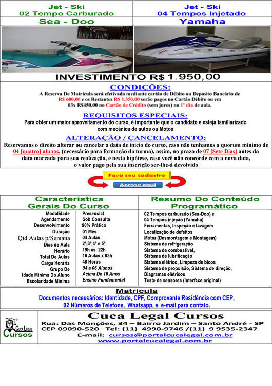 Curso de Jet Ski